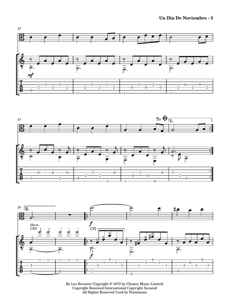 Un Dia De Noviembre Un Dia De Noviembre String Duet scores gallery preview page 5