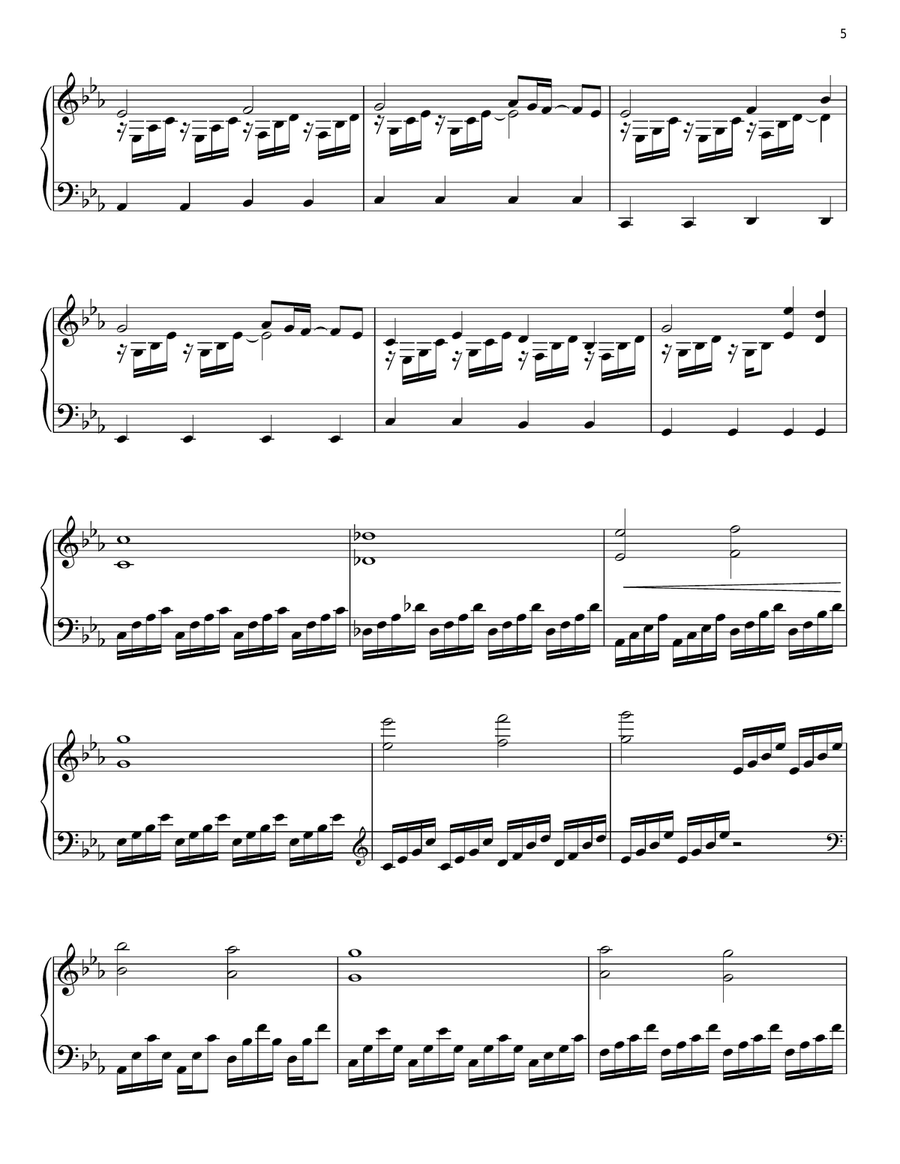 Story Of My Life Piano Solo scores gallery preview page 5