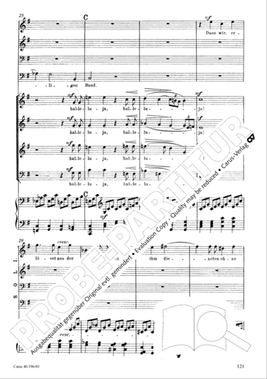 Die Geburt Christi SSA scores gallery preview page 122