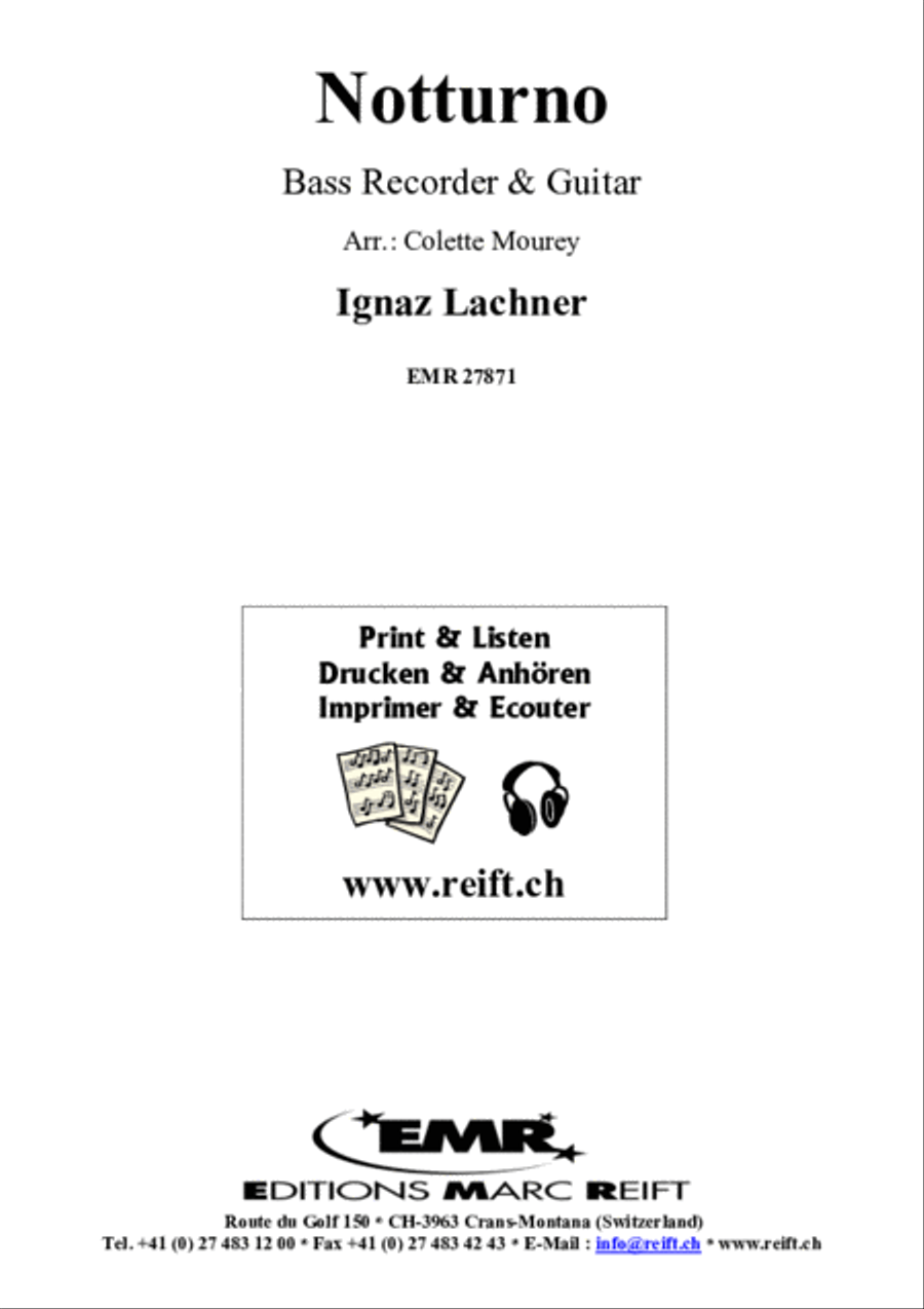 Notturno Notturno Bass Recorder scores gallery preview page 2