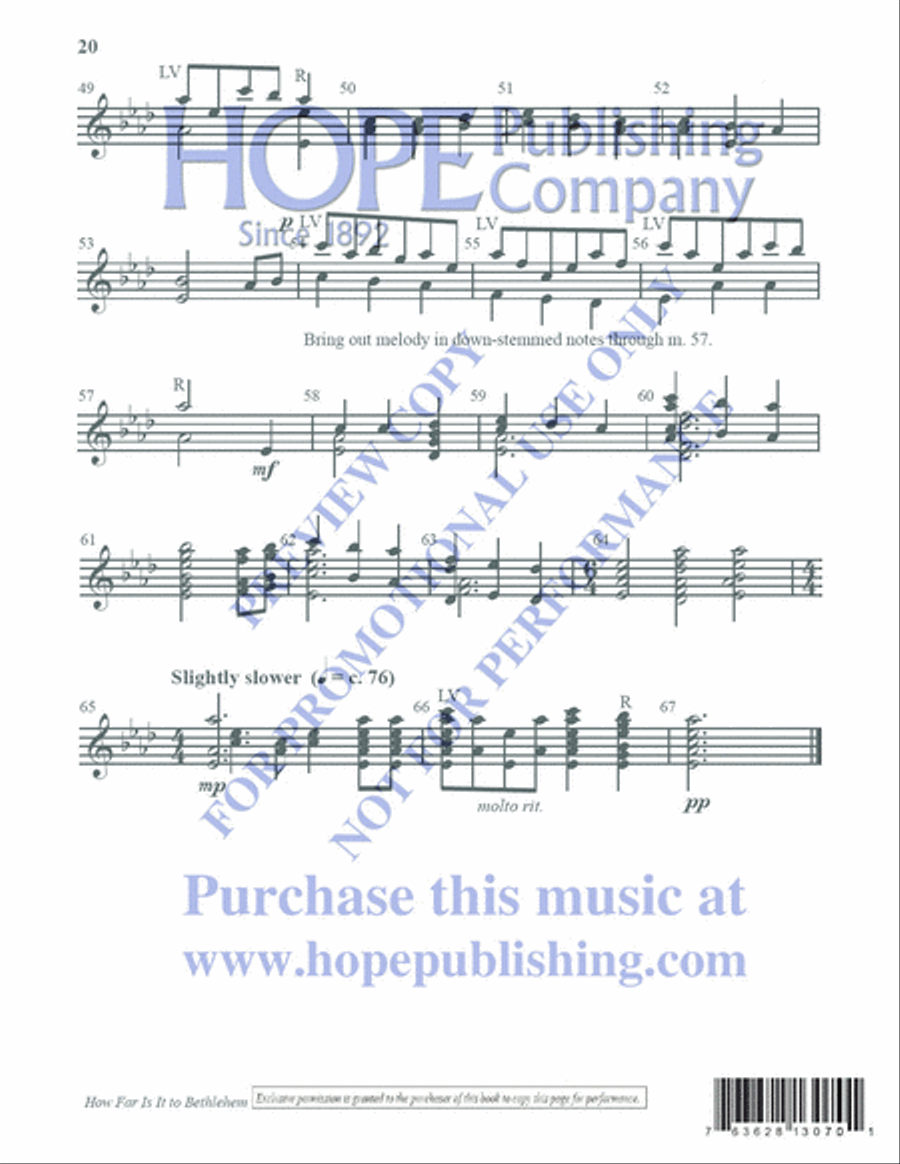 Ring with Less for Christmas Handbell Choir scores gallery preview page 21