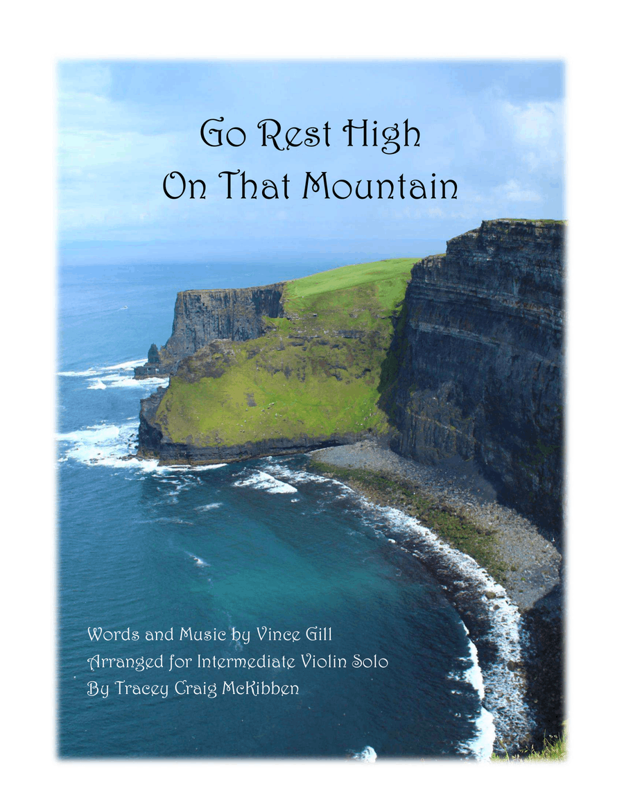 Go Rest High On That Mountain Violin Solo scores gallery preview page 1