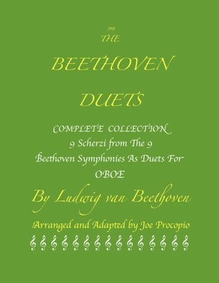 The Beethoven Duets For Oboe Complete Collection (All 9 Scherzi)