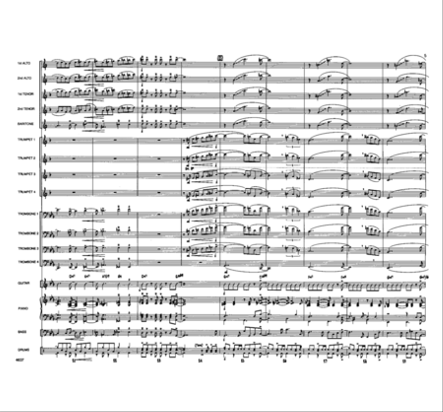 Night Rider Night Rider Jazz Ensemble scores gallery preview page 4