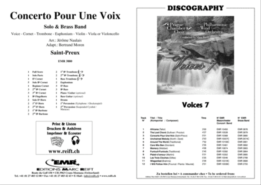 Concerto Pour Une Voix Brass Band scores gallery preview page 2