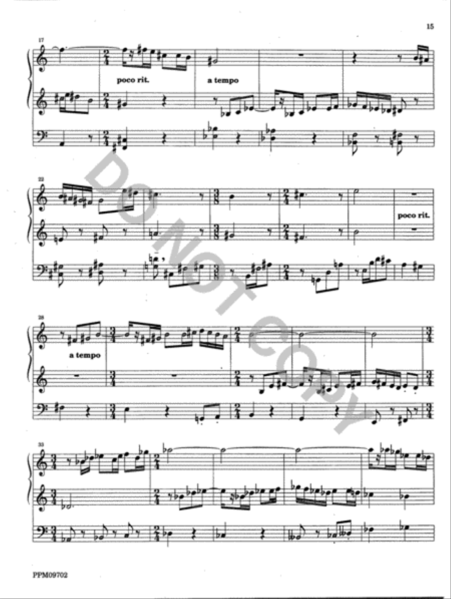 Twelve Organ Trios Organ scores gallery preview page 15