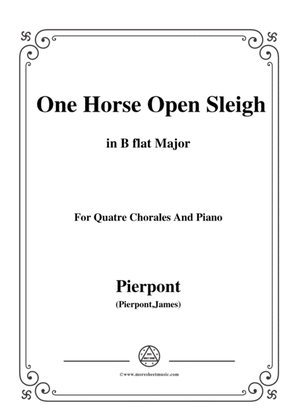 Pierpont-Jingle Bells(The One Horse Open Sleigh),in B flat Major,for Quatre Chorales