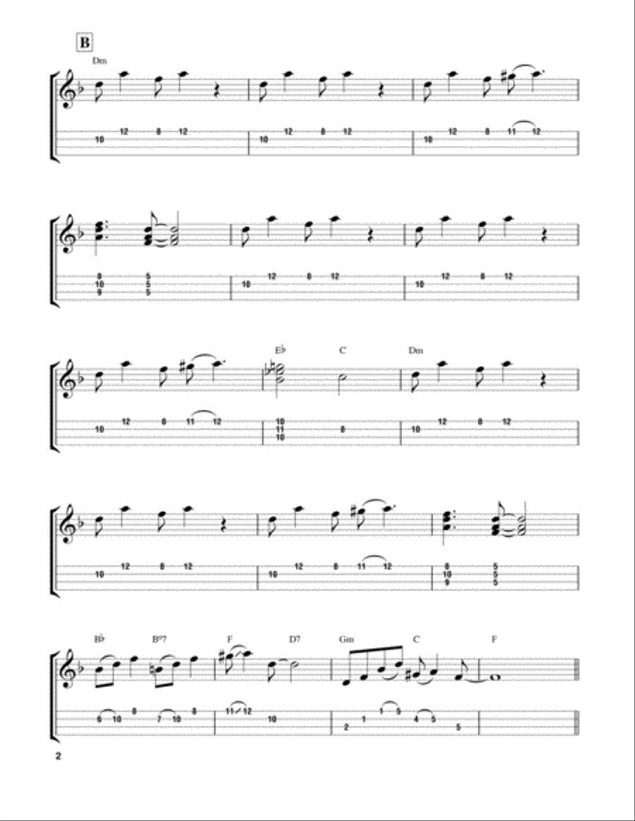 Cantina Band (from Star Wars: A New Hope) Ukulele scores gallery preview page 2