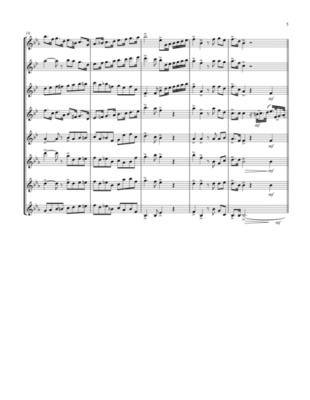 Coronation March (Db) (Saxophone Octet - 1 Sop, 4 Alto, 3 Tenor)