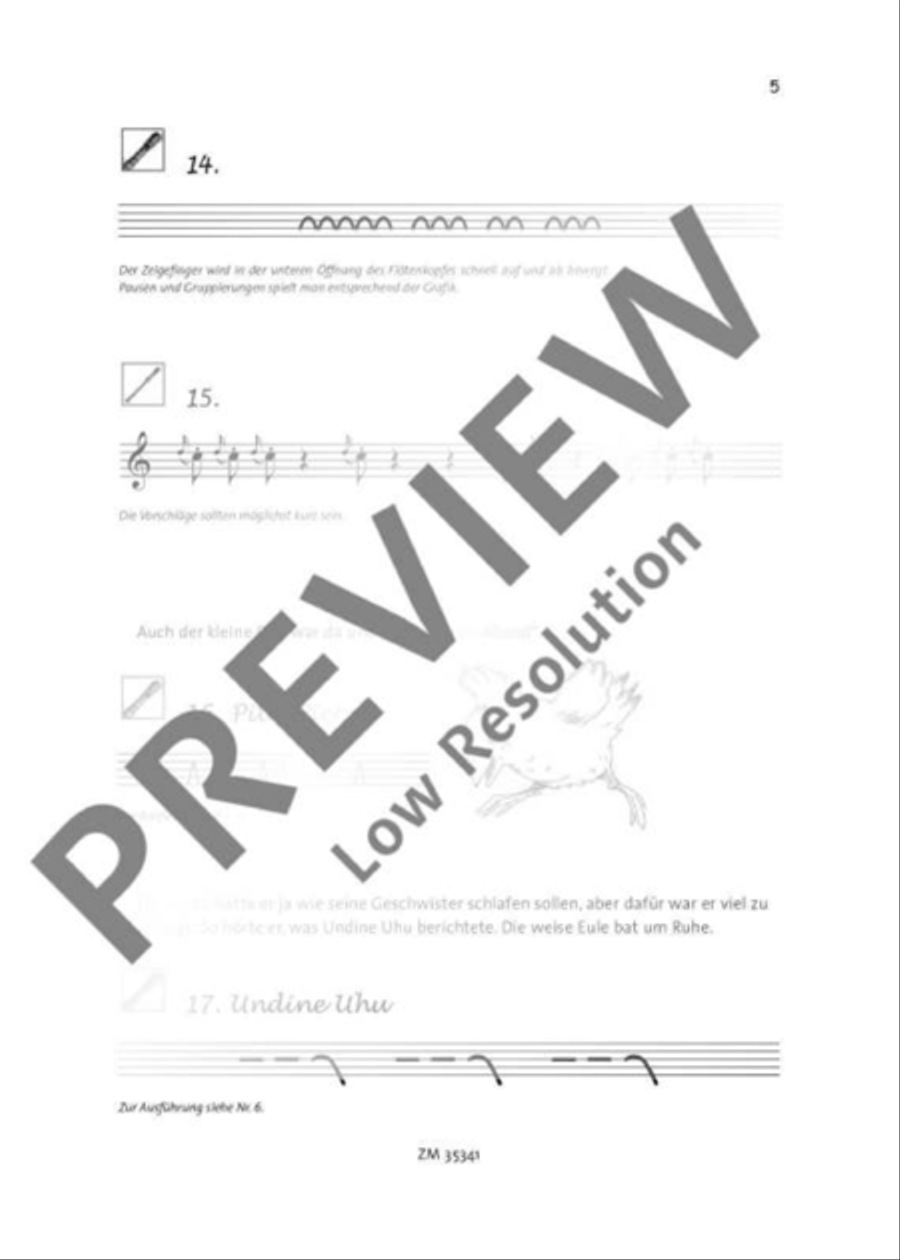Pitti Pieps rettet das Weihnachtsfest Recorder scores gallery preview page 6