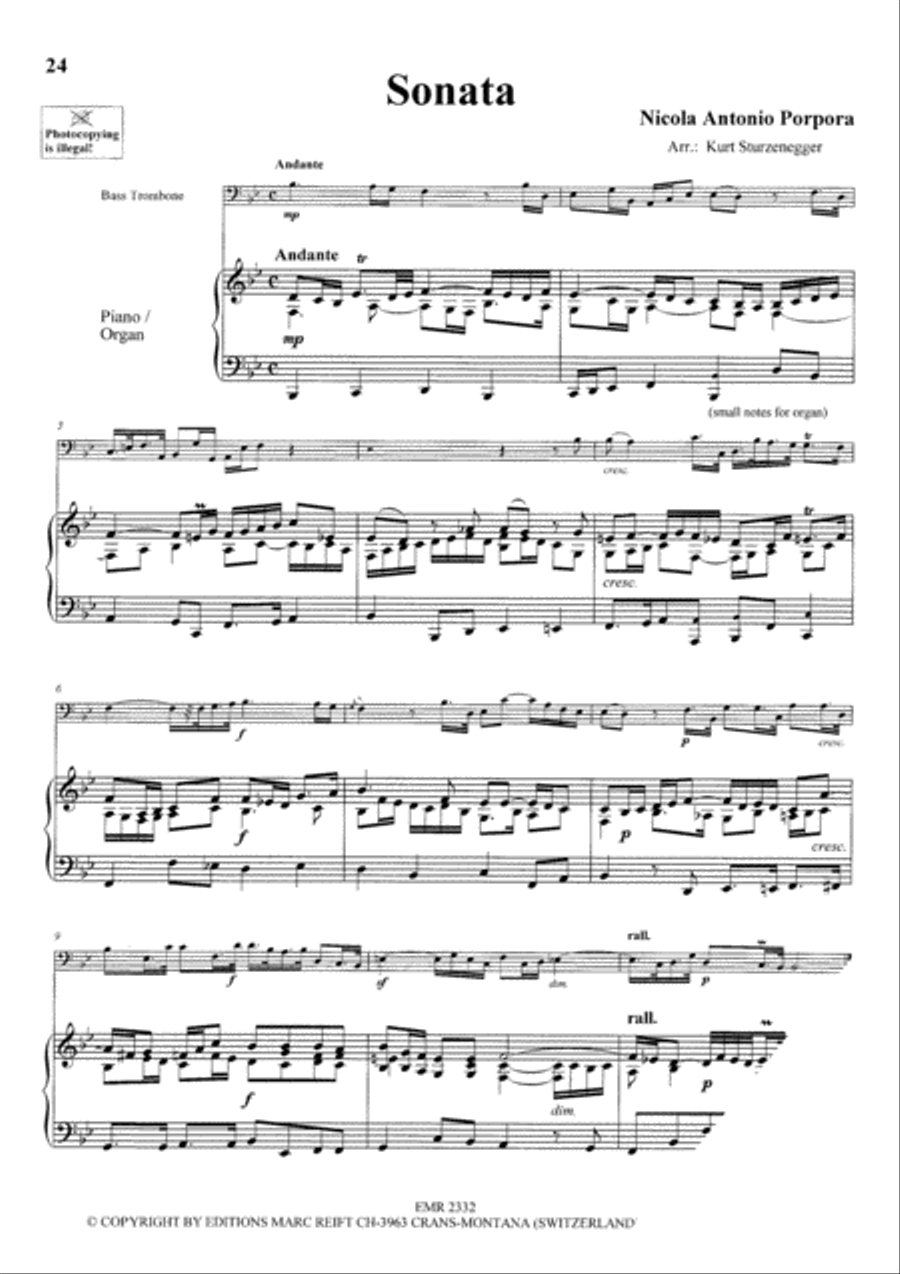 Baroque Masterpieces Trombone scores gallery preview page 8