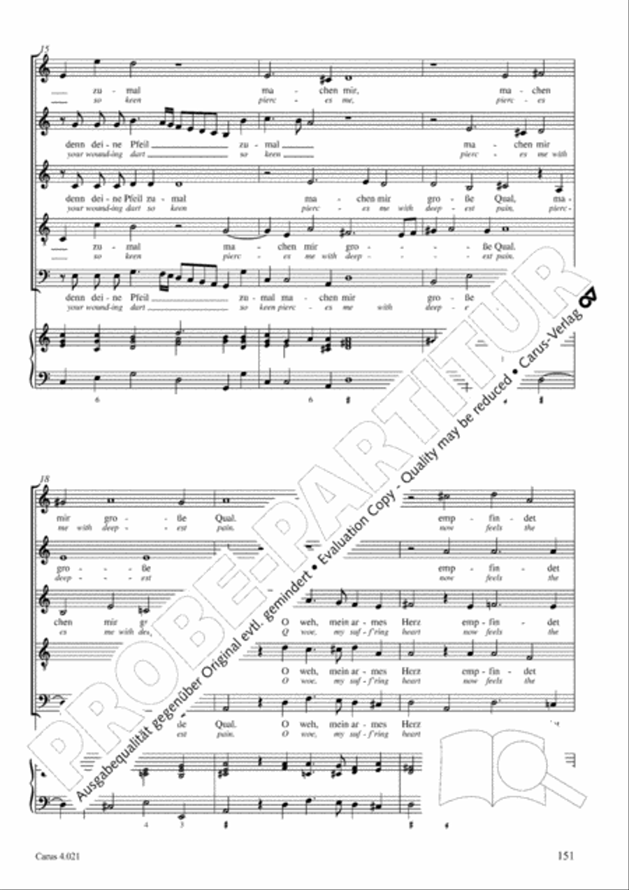 Schein: Israelsbrunnlein. Fontana d'Israel. Complete edition Choir scores gallery preview page 158