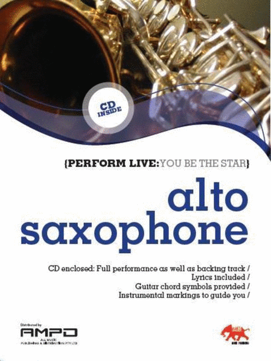 Perform Live 1 Alto Saxophone Book/CD