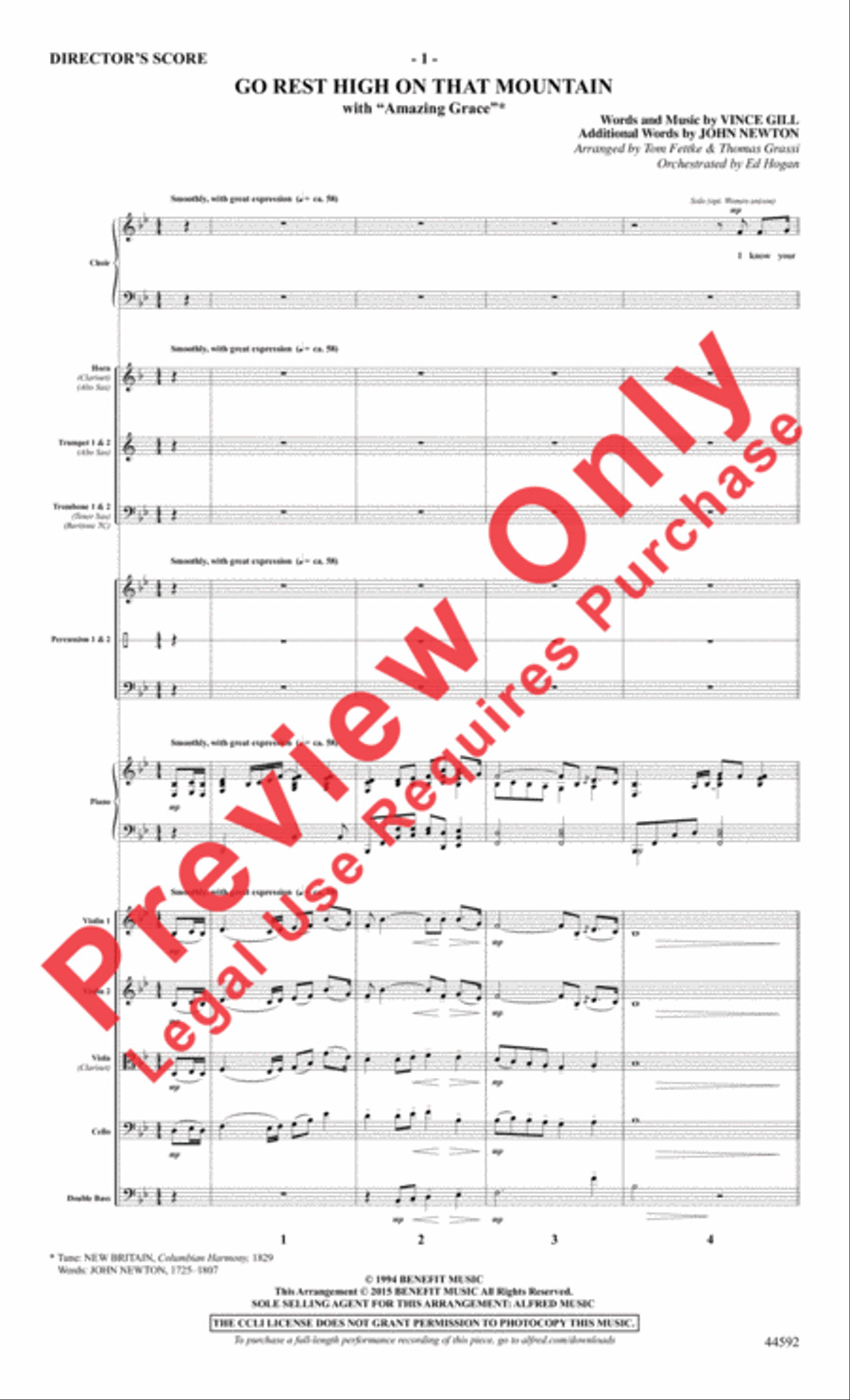 Go Rest High on That Mountain Choir scores gallery preview page 2