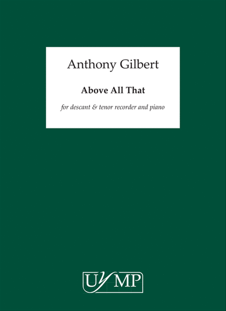 Above All That Recorder scores gallery preview page 1
