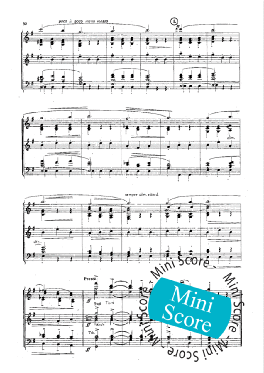 Slavische Dansen No 1,6 en 8 Concert Band scores gallery preview page 32