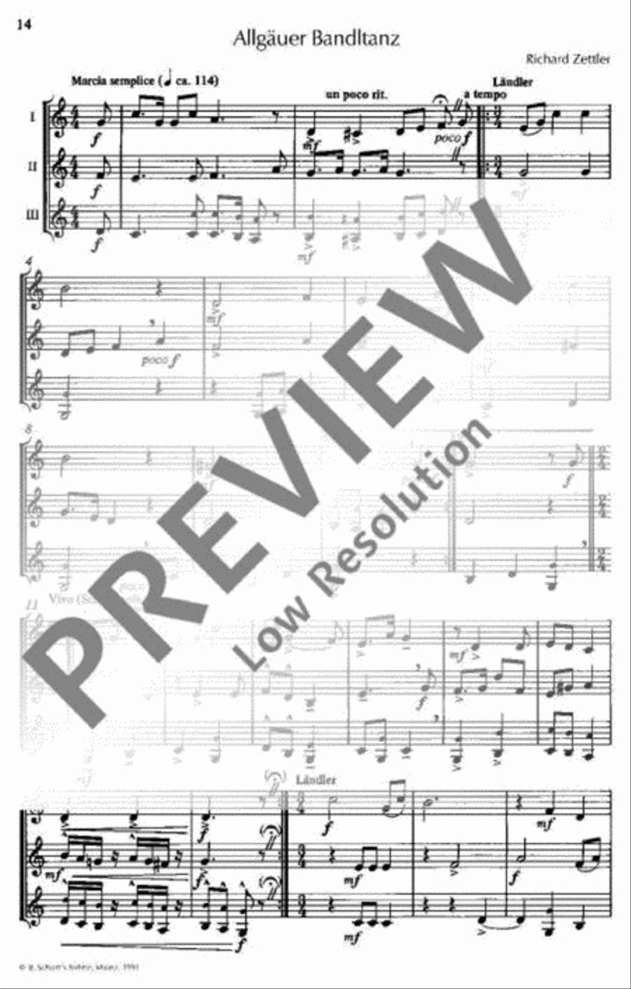 Dance Movements from Europe Performance Score scores gallery preview page 15