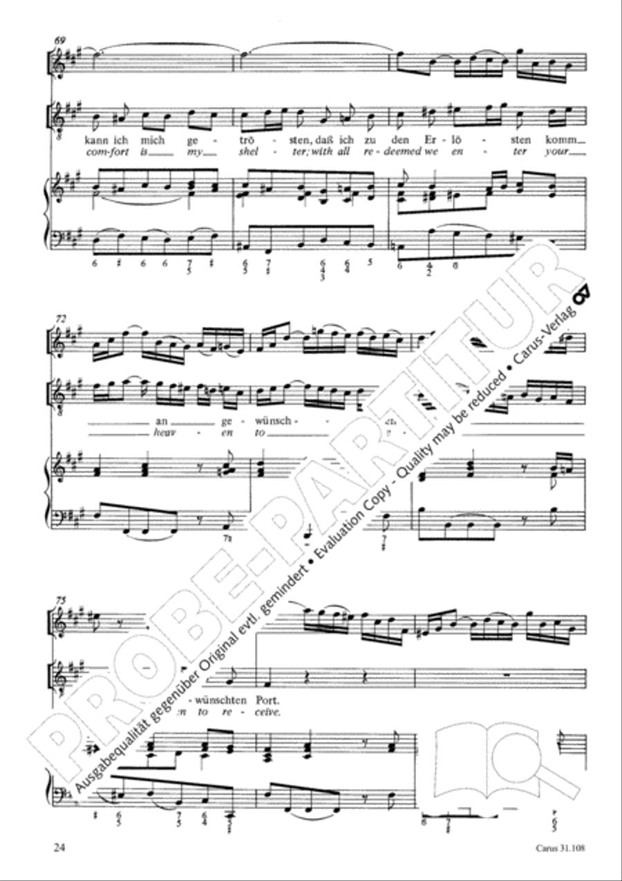 Now it is good, that I am leaving (Es ist euch gut, dass ich hingehe) ATB scores gallery preview page 25