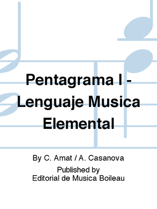 Pentagrama I - Lenguaje Musica Elemental