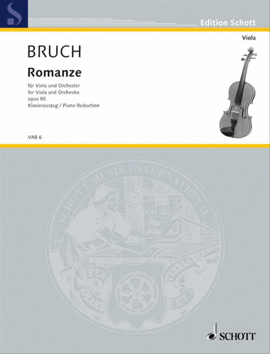 Romanze F Major Viola scores gallery preview page 1