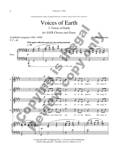 Voices of Earth: 3. Voices of Earth image number null