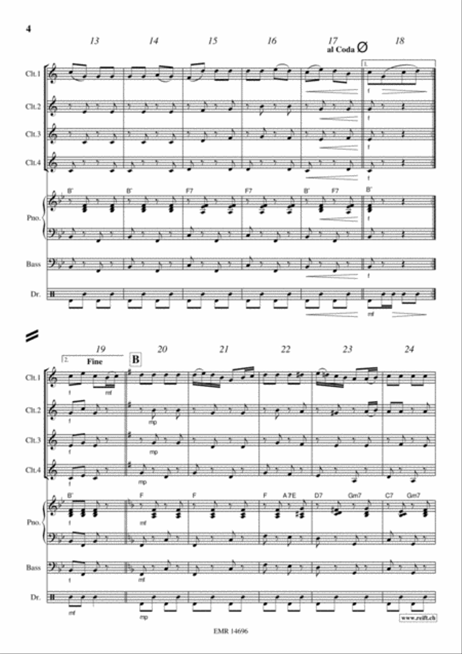 Amboss Polka Clarinet scores gallery preview page 4