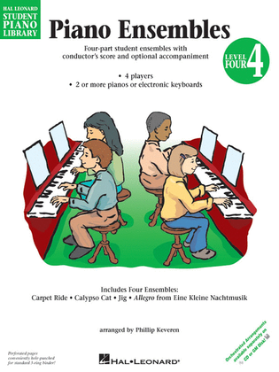 Book cover for Piano Ensembles – Level 4