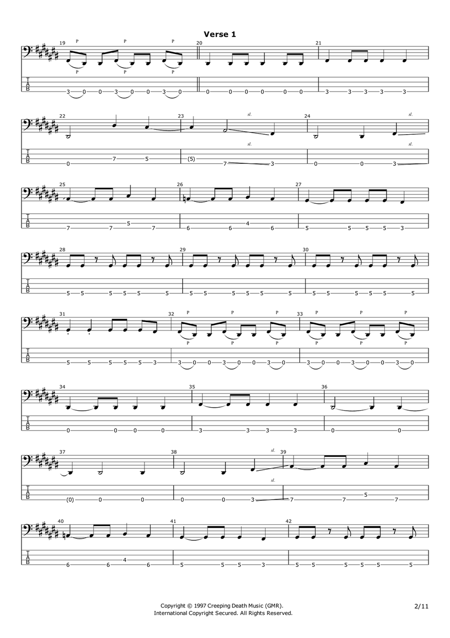 Fuel Guitar Tablature scores gallery preview page 2
