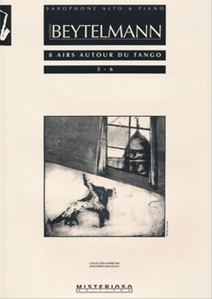 8 Airs autour du Tango 3 (5-6) pour saxophone Alto Saxophone scores gallery preview page 1