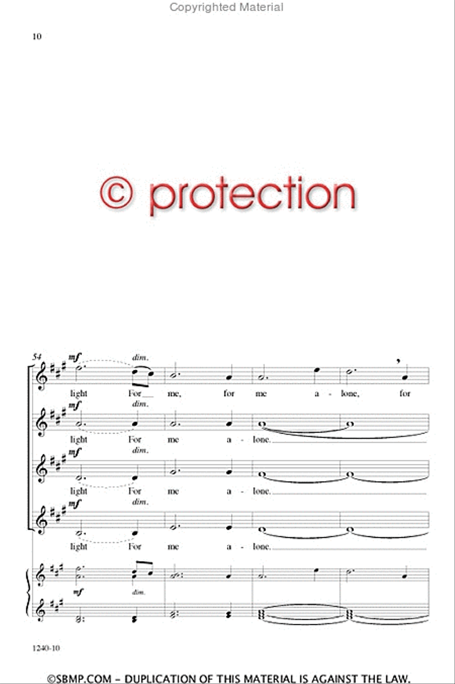 Threaded with Stars - SSAA a cappella Octavo SSAA scores gallery preview page 9