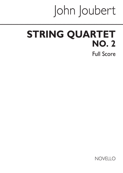 String Quartet No.2 Op.91  Sheet Music