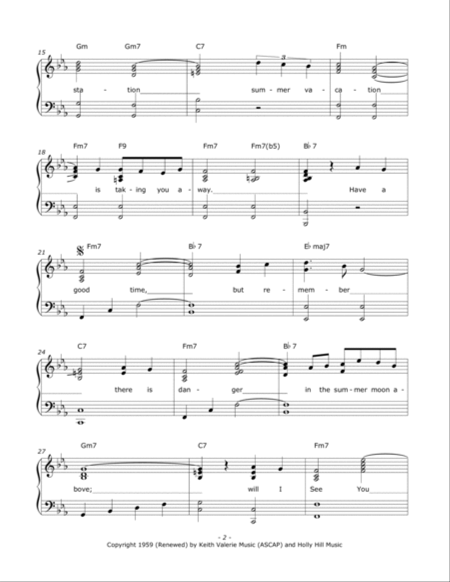 See You In September Voice scores gallery preview page 2