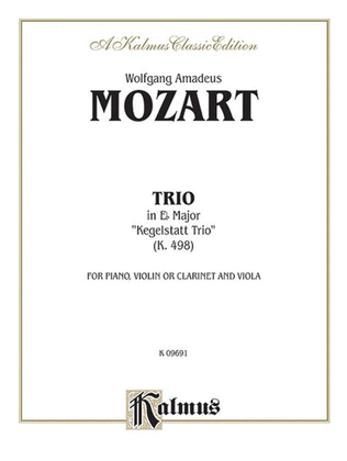 Book cover for Trio in E-flat, K. 498