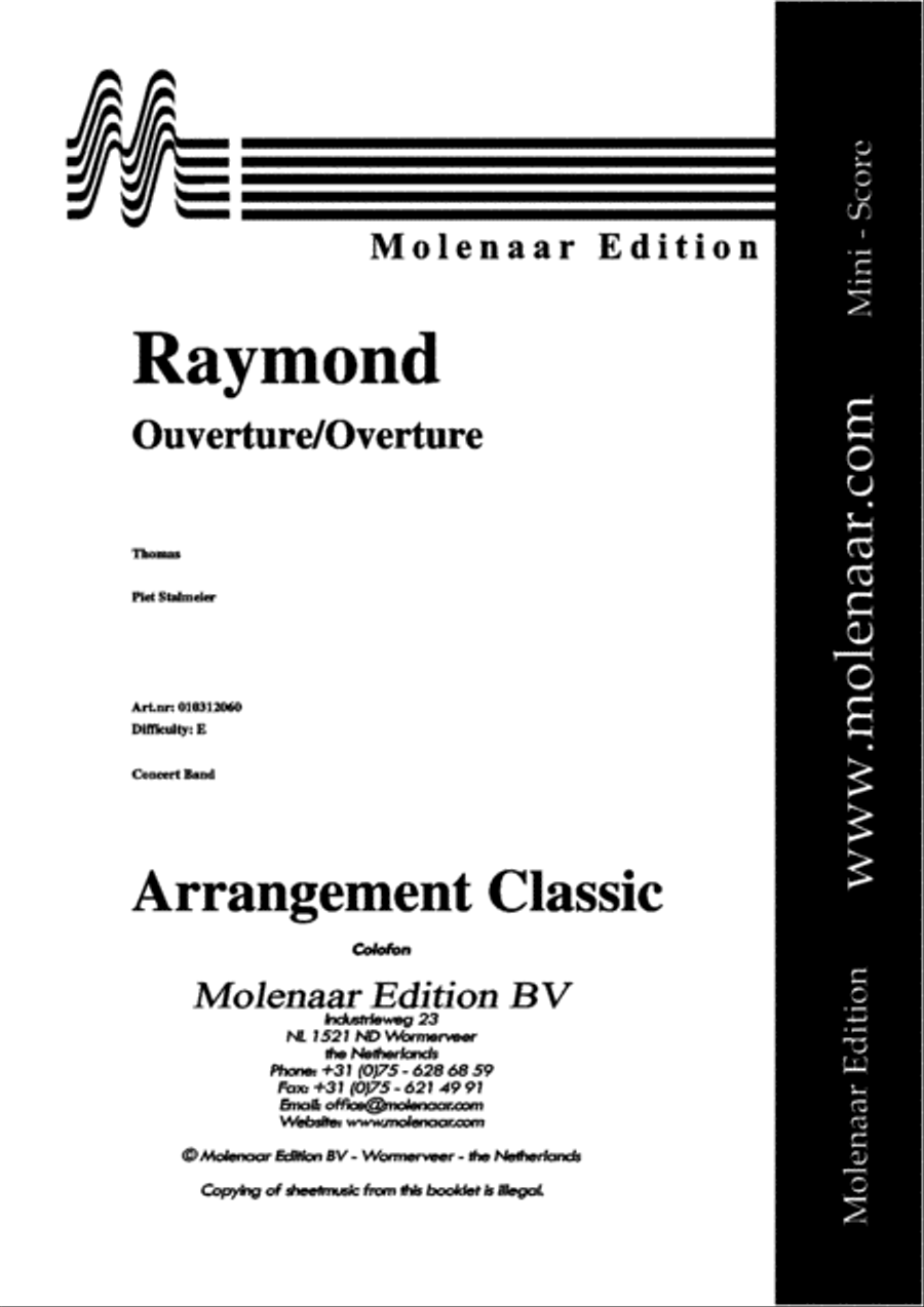 Raymond Raymond Concert Band scores gallery preview page 2