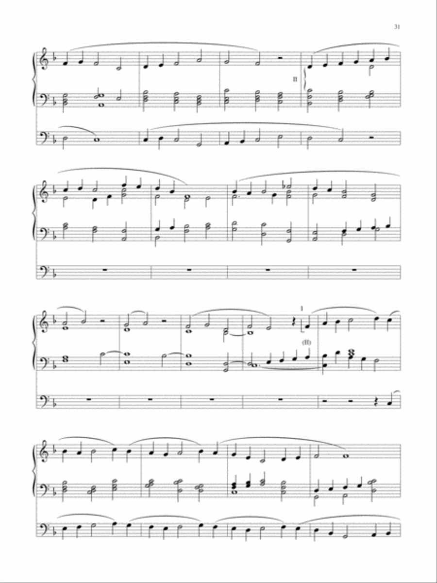 Treasures Old and New: Hymn Preludes for Organ Organ Solo scores gallery preview page 15