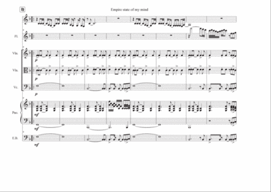 Empire State Of Mind Flute scores gallery preview page 2