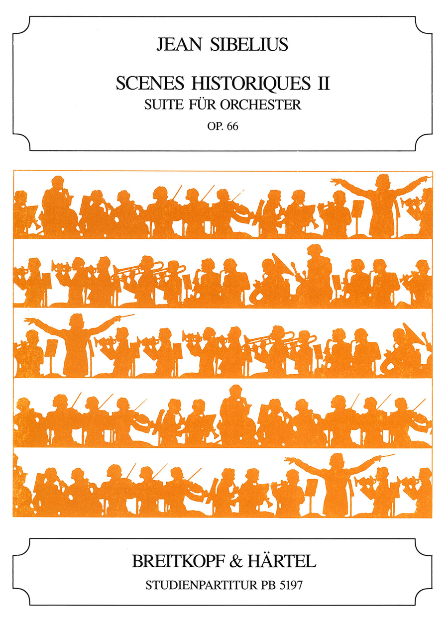 Scènes Historiques II Op. 66 Orchestra scores gallery preview page 1