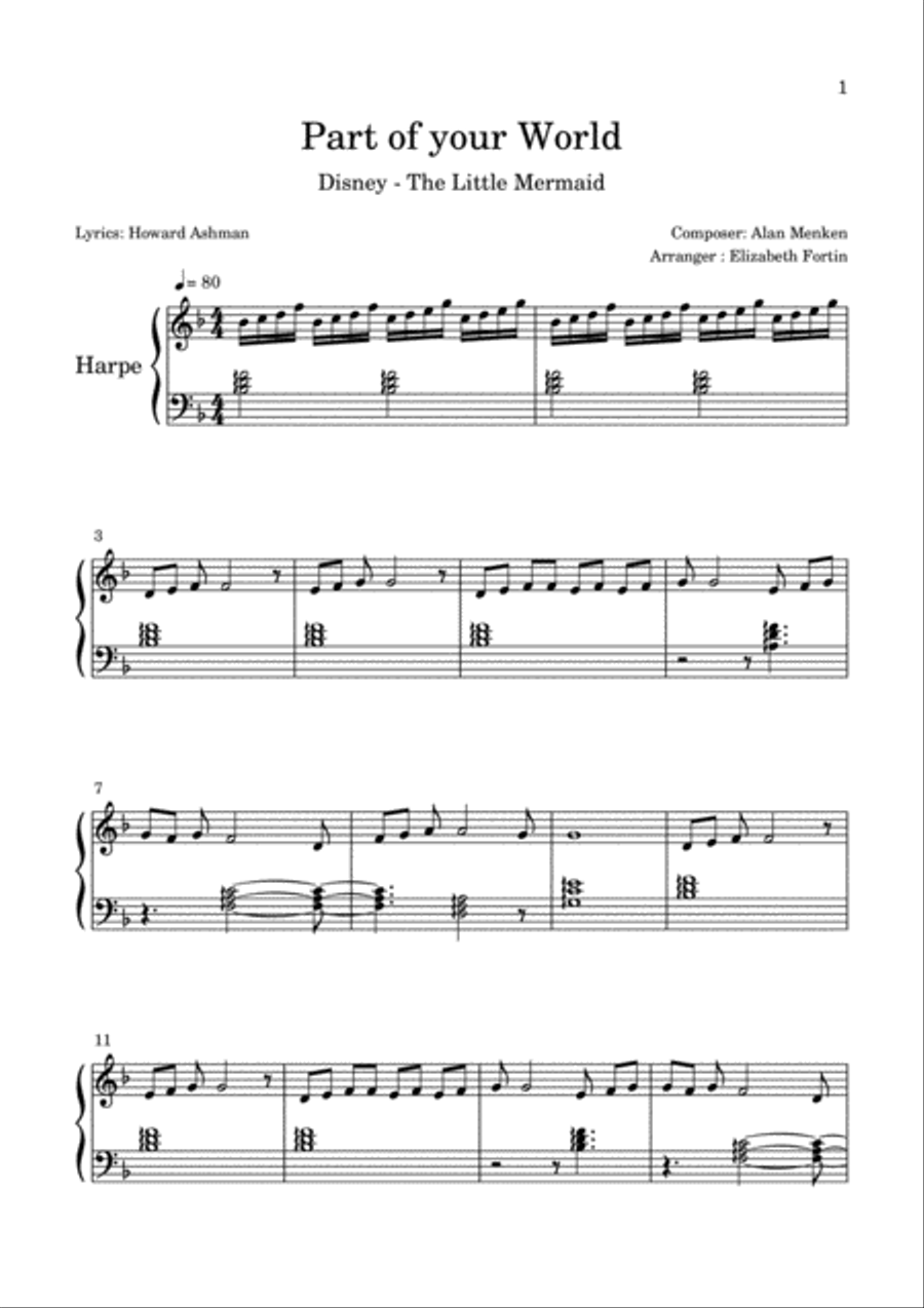 Call Back In The Morning Call Back In The Morning Harp scores gallery preview page 1
