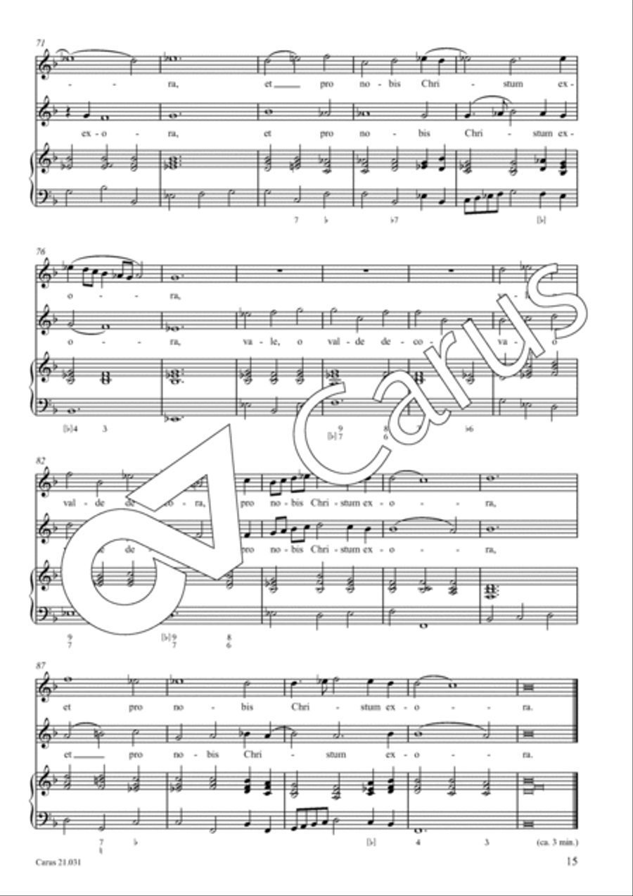 Quatre Antiennes a la Vierge pour deux dessus Soprano Voice scores gallery preview page 16