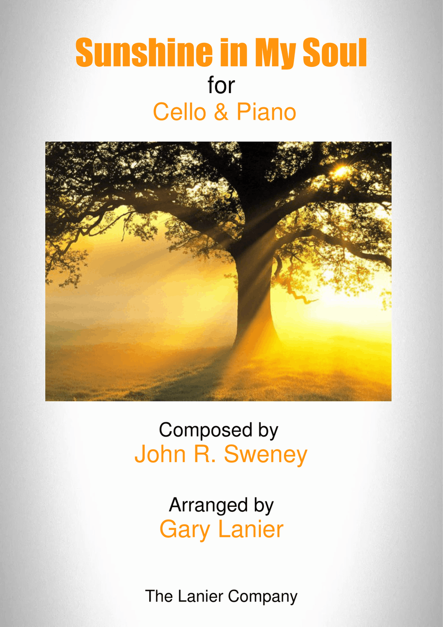 Sunshine in My Soul (Cello and Piano with Cello Part) Piano scores gallery preview page 1