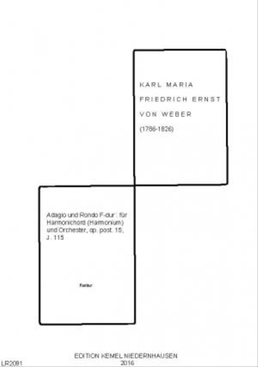 Adagio und Rondo F-dur Orchestra scores gallery preview page 1