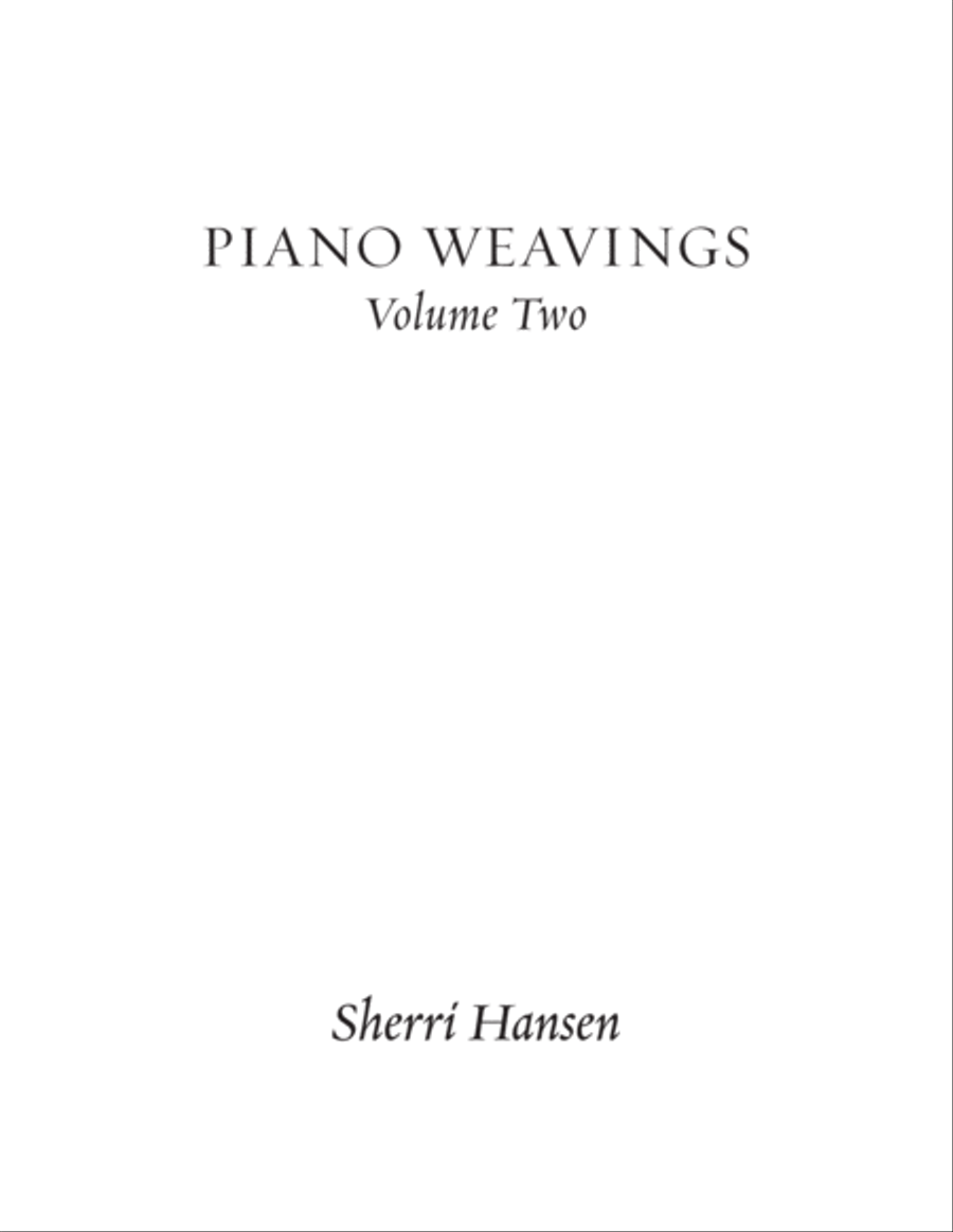 Piano Weavings Volume 2 Piano Solo scores gallery preview page 2