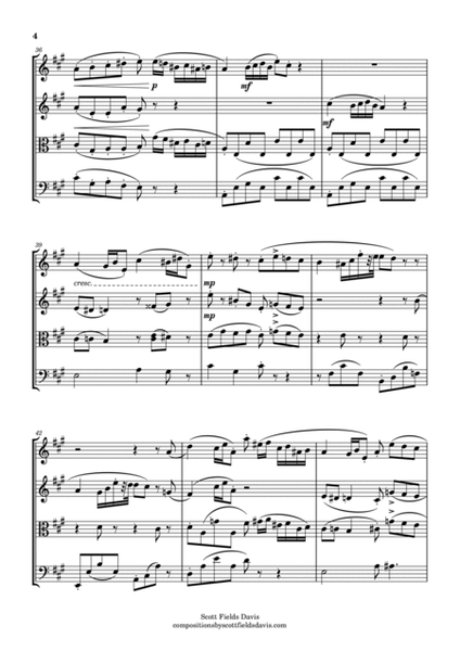 Nocturne No. 15 by John Field, arranged for string quartet by Scott Fields Davis image number null