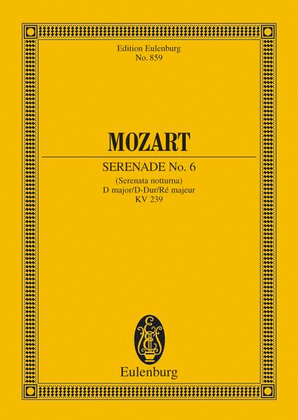 Serenade No. 6 D major