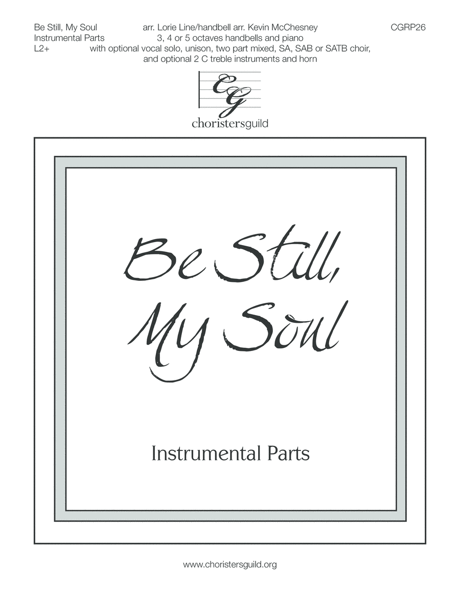 Be Still, My Soul - Instrumental Parts Piano scores gallery preview page 1