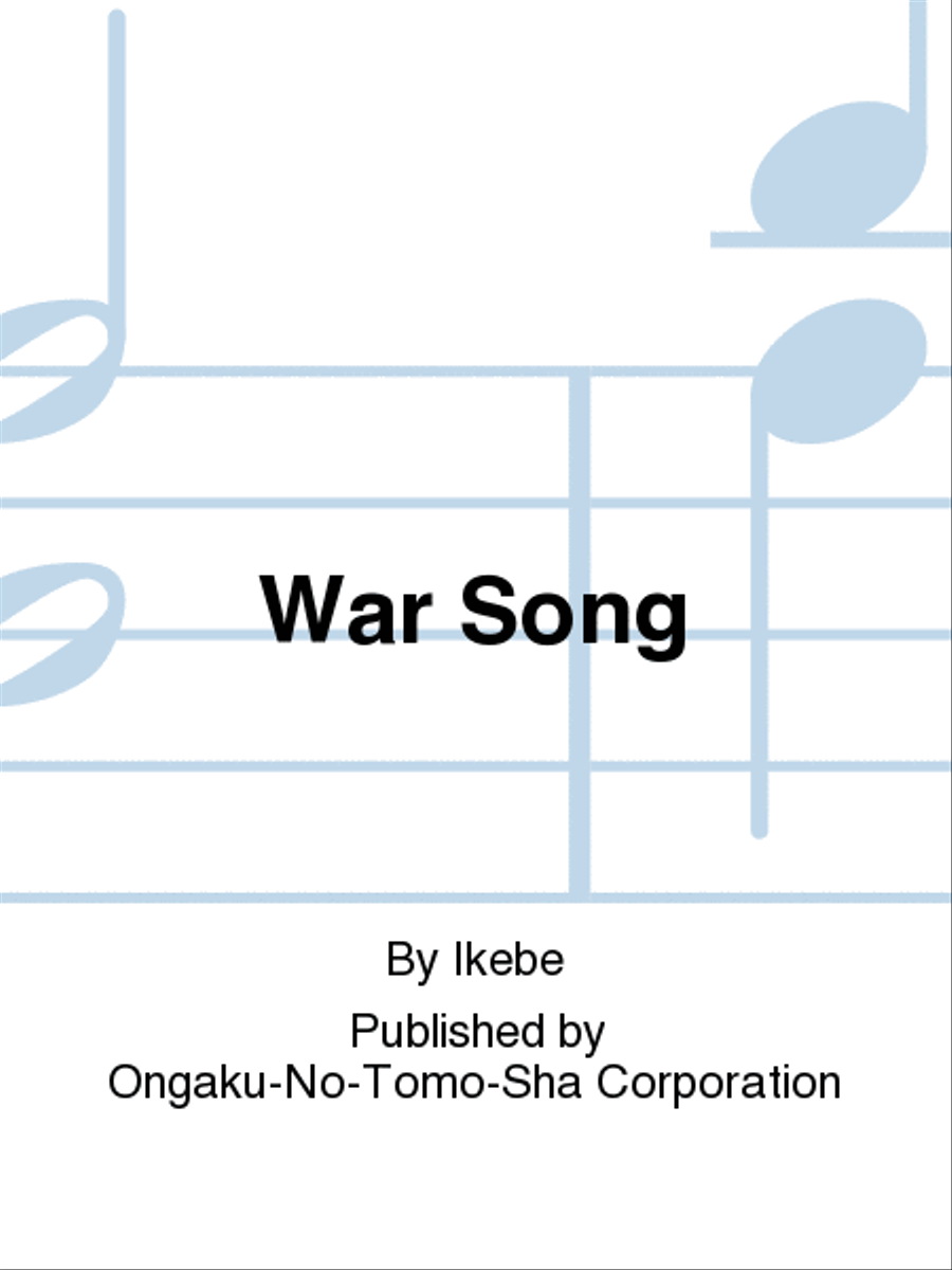 War Song 4-Part scores gallery preview page 1
