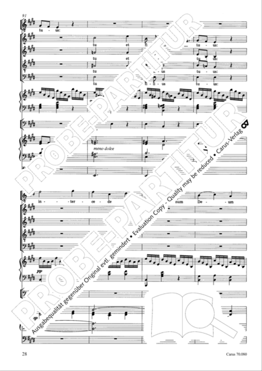 Five Short Sacred Compositions (Funf kleinere Kirchenwerke) Score scores gallery preview page 42