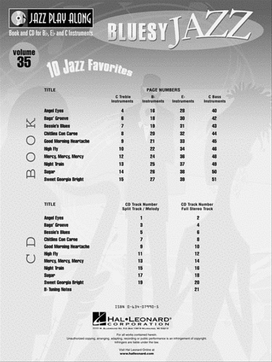 Bluesy Jazz Bluesy Jazz C Instrument scores gallery preview page 3