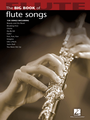 Book cover for Big Book of Flute Songs