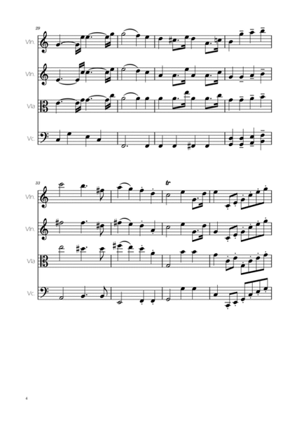 Wedding March - String quartet - F.Mendelssohn image number null